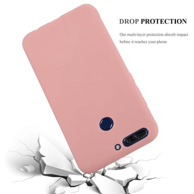 Deksel Honor 8 PRO Silikon cover (rosa)