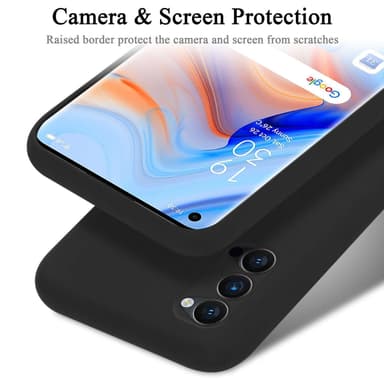 Oppo Reno4 PRO silikondeksel case (Svart)