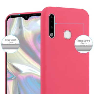 Deksel Samsung Galaxy A70e Silikon cover (rød)
