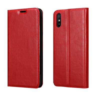 Xiaomi RedMi 9A / RedMi 9AT lommebokdeksel case (rød)