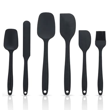 Spatelsett i 6 deler Non-stick Silikon Spatelsett