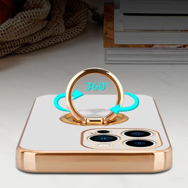 iPhone 14 PRO MAX silikondeksel case (hvit)