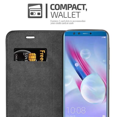 Honor 9 LITE lommebokdeksel case (svart)