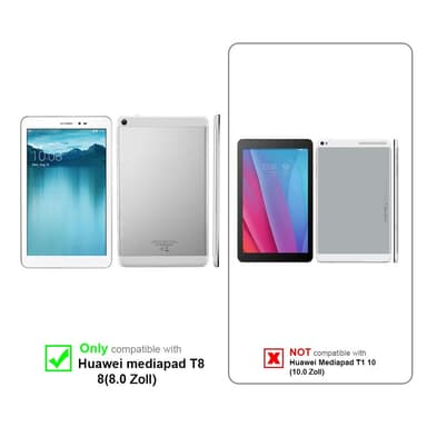 Huawei MediaPad T1 8 (8.0 tomme) deksel til nettbrett