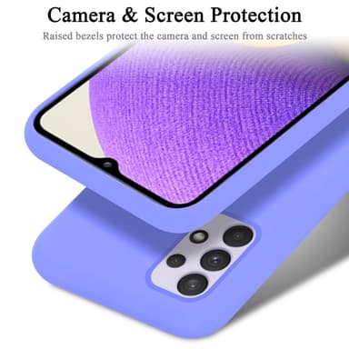 Samsung Galaxy A33 5G silikondeksel case (lilla)