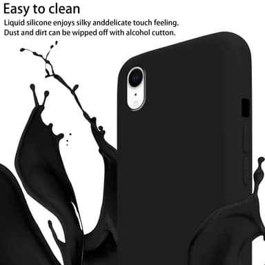 Deksel iPhone XR med Halskjede (svart)