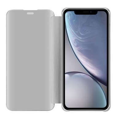 iPhone XR lommebokdeksel etui (sølv)