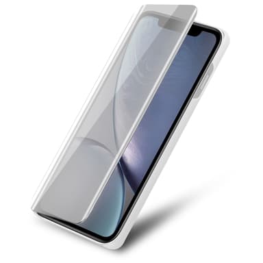 iPhone XR lommebokdeksel etui (sølv)