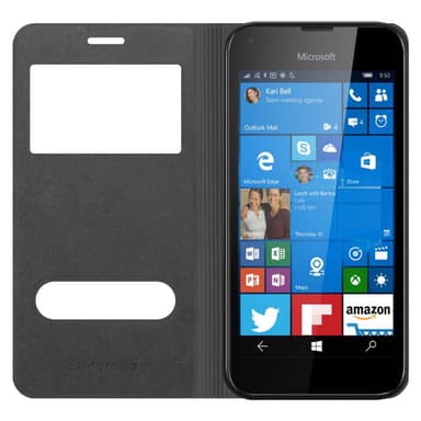 Nokia Lumia 550 lommebokdeksel cover (rød)