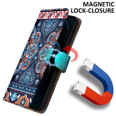 iPhone 12 PRO MAX lommebokdeksel etui (blå)