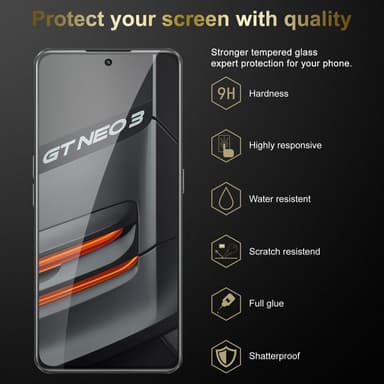 Realme GT Neo 3 3x Skjermbeskytter Skärmskydd