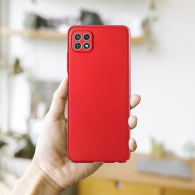 Deksel Samsung Galaxy A22 5G Case Cover (rød)