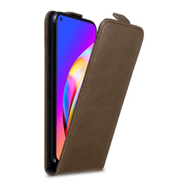 Oppo A94 5G deksel flip cover (brun)