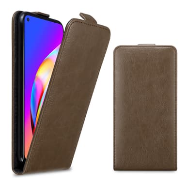 Oppo A94 5G deksel flip cover (brun)