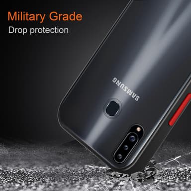 Samsung Galaxy A20s Deksel Case Cover (gjennomsiktig)