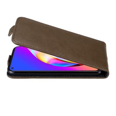 Oppo A94 5G deksel flip cover (brun)