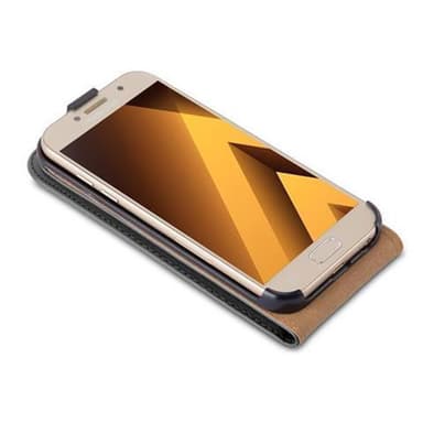 Samsung Galaxy A3 2017 Deksel Flip Case (svart)