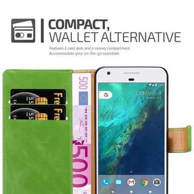 Google PIXEL lommebokdeksel etui (grønn)