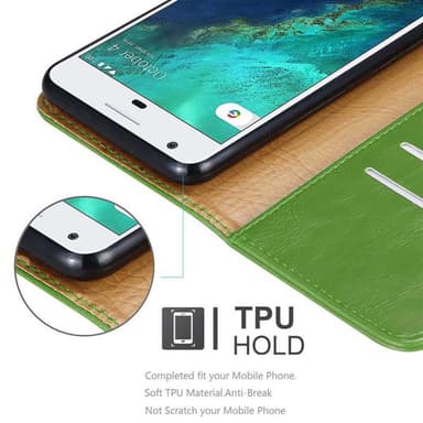 Google PIXEL lommebokdeksel etui (grønn)