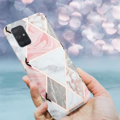 Samsung Galaxy A51 5G lommebokdeksel etui (grå)