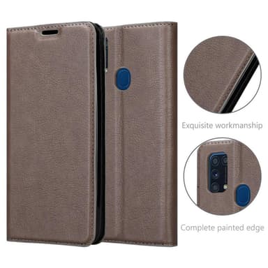Samsung Galaxy M31 lommebokdeksel case (brun)