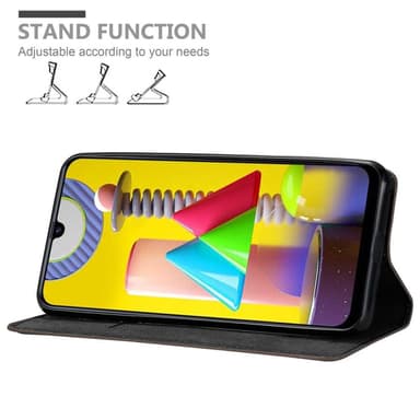 Samsung Galaxy M31 lommebokdeksel case (brun)