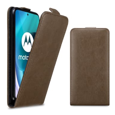 Motorola MOTO G71 5G deksel flip cover (brun)