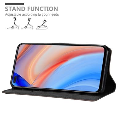 Oppo Reno4 PRO lommebokdeksel case (brun)