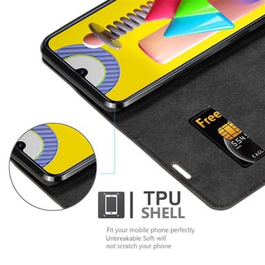 Samsung Galaxy M31 lommebokdeksel case (brun)