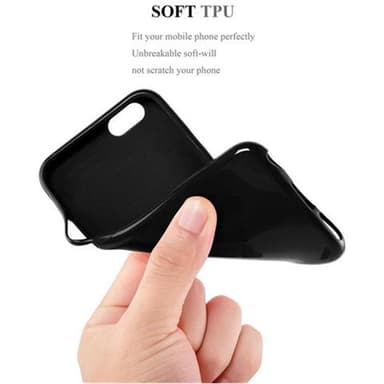 iPhone 6 / 6S Deksel Case Cover (svart)