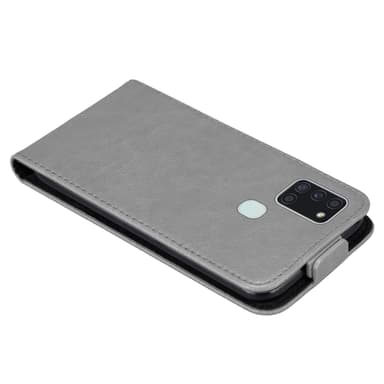 Samsung Galaxy A21s deksel flip cover (grå)
