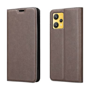 Realme 9 4G / 9 PRO+ lommebokdeksel case (brun)