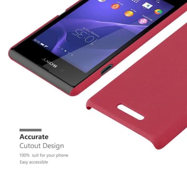 Sony Xperia E3 Hardt Deksel Cover (rød)