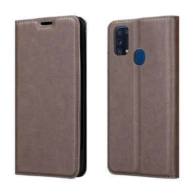 Samsung Galaxy M31 lommebokdeksel case (brun)