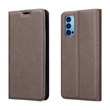 Oppo Reno4 PRO lommebokdeksel case (brun)