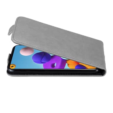 Samsung Galaxy A21s deksel flip cover (grå)