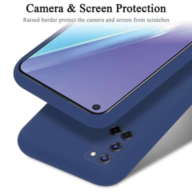 Oppo A52 silikondeksel case (Blå)