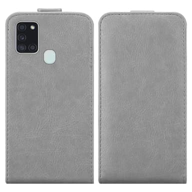 Samsung Galaxy A21s deksel flip cover (grå)