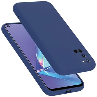 Oppo A52 silikondeksel case (Blå)