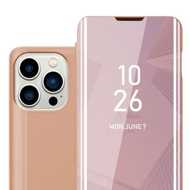 iPhone 14 PRO lommebokdeksel etui (rosa)