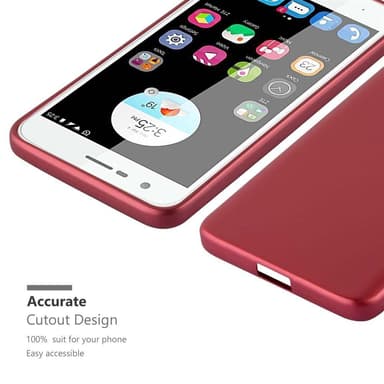 Deksel ZTE Blade V8 MINI Case Cover (rød)