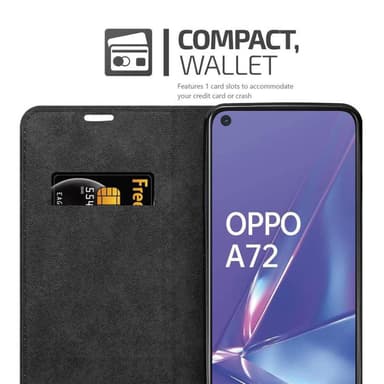 Oppo A52 lommebokdeksel case (rød)