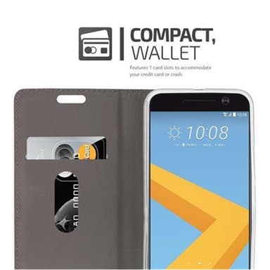 HTC ONE M10 lommebokdeksel etui (grå)