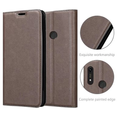 Honor 8A PRIME lommebokdeksel case (brun)