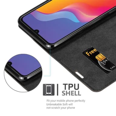 Honor 8A PRIME lommebokdeksel case (brun)