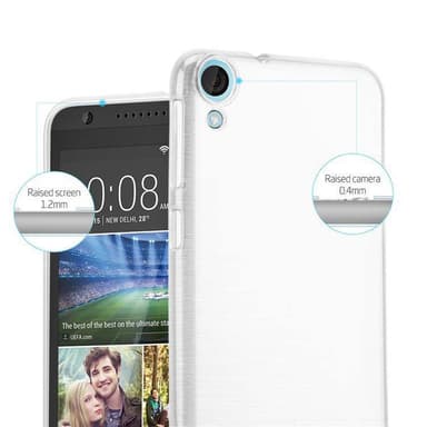 HTC Desire 820 silikondeksel cover (sølv)