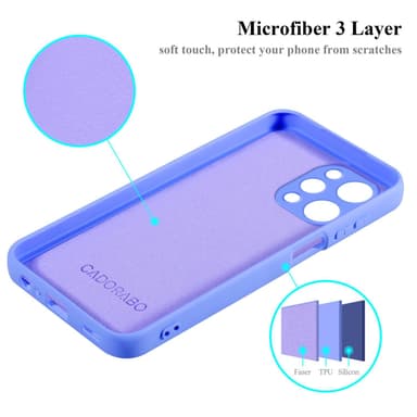 Redmi 12 silikondeksel case (Lilla)