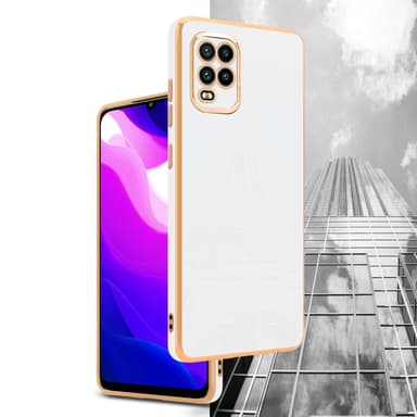 Xiaomi Mi 10 LITE silikondeksel case (Hvit)