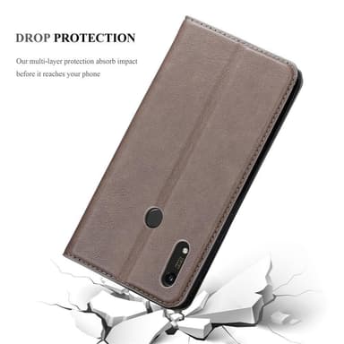 Honor 8A PRIME lommebokdeksel case (brun)