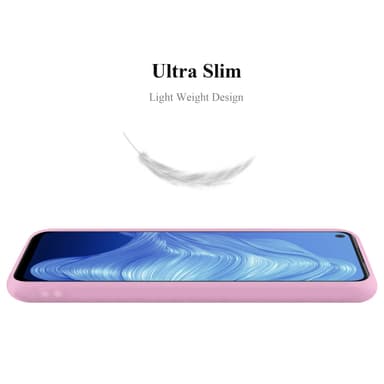 Deksel Realme 7 5G Silikon cover (rosa)